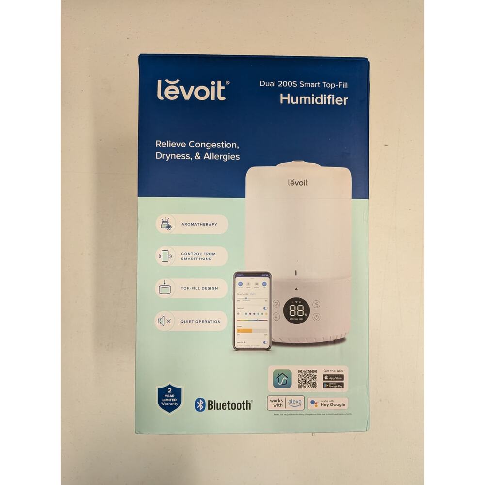 Levoit Smart Humidifier 3L Top Fill WiFi App Control Essential Oil Diffuser
